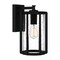 Quoizel Hazel 1-Light Earth Black Outdoor Wall Lantern HAZ8407EK - alternate 1